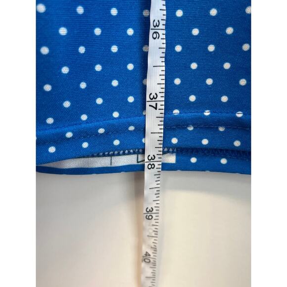 Amanda Paige M Blue Polkadot/Floral Print Pullover Comfy Sleepwear/Casual - Picture 6 of 7